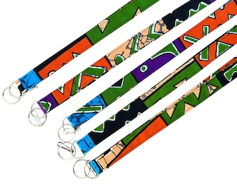 African Print Teacher Lanyard, Lanyard Teacher, Lanyard with ID holder, Teacher Lanyards, End of year teacher gifts, Gift for Teacher