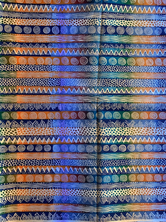 Afrikanische Hand Gedruckt Polsterstoff Afrikanische Etsy