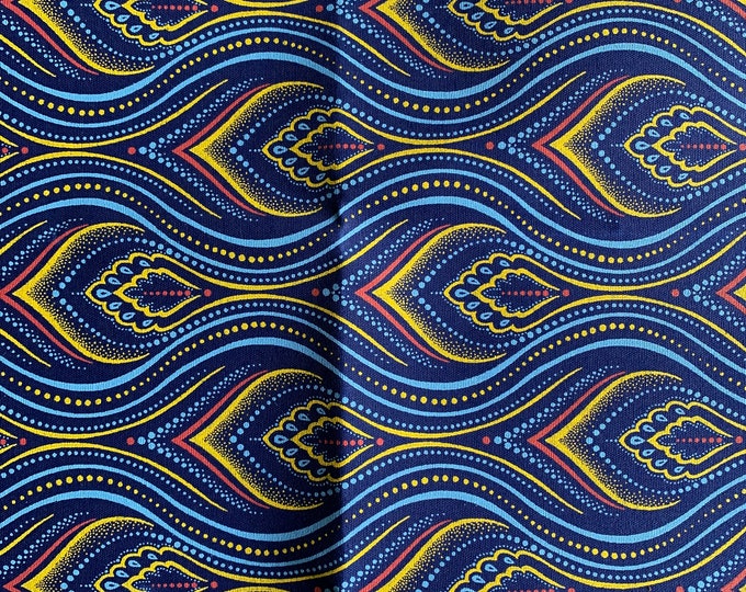 Blue Shweshwe Fabric, South African Shweshwe per Yard, African Quilting ...