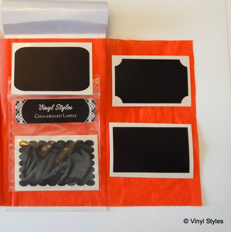 Vinyl Rectangle Chalkboard Labels 14 25 50 100 150 200 Etsy
