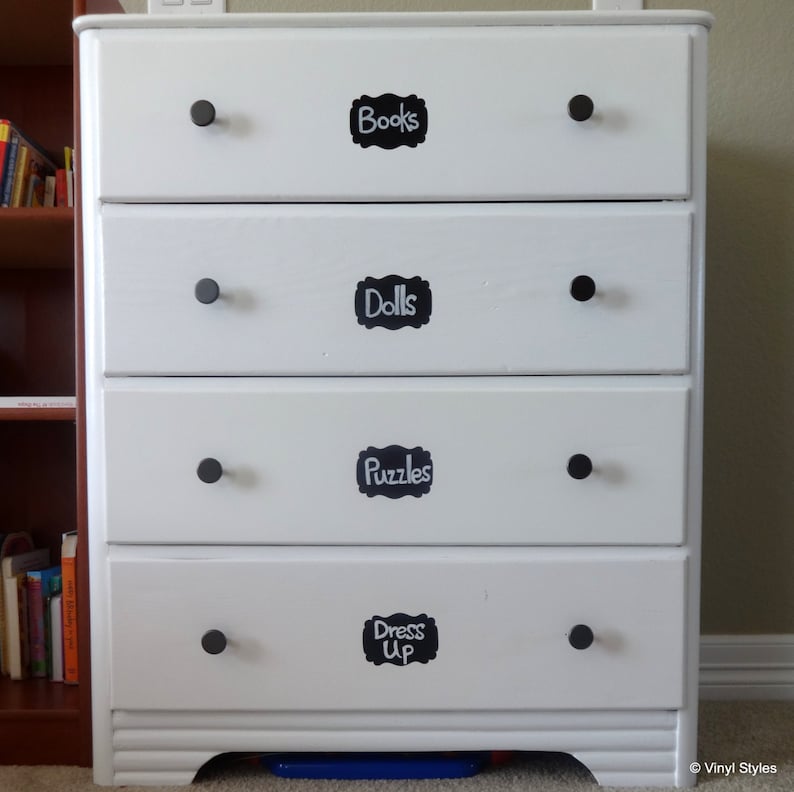 Vinyl Large Rectangle Chalkboard Labels 25 50 100 150 Etsy