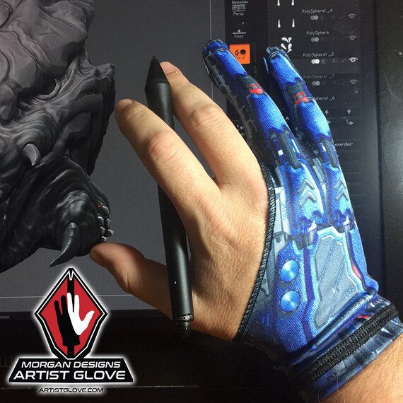 The Morgan Designs Artist Glove | a Smudge Guard for Drawing