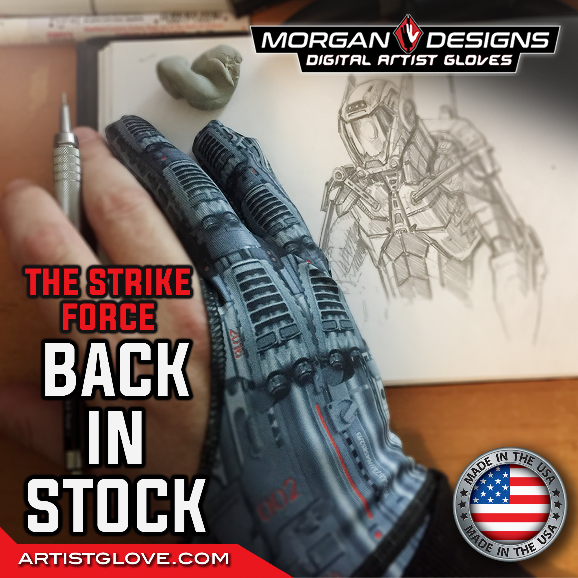 The Strike Force Artist Glove