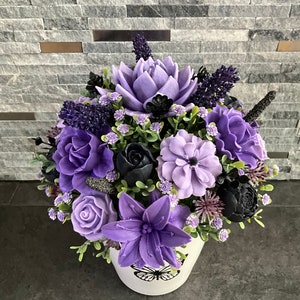 Soap Flower Bouquet.Handmade flower soap gift, Birthday gift for her, Perfect gift for her, Anniversary gift Mother’s gift Floral Soap Gift