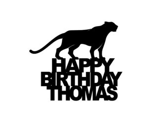 Black Panther Cake Topper Etsy