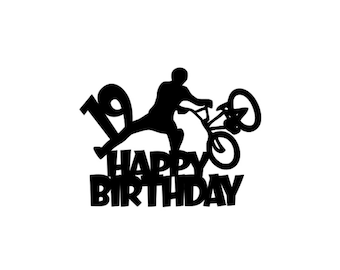 Girl Personalized Cake Topper Fitness LT1340 Keepsake Exercise Cycling