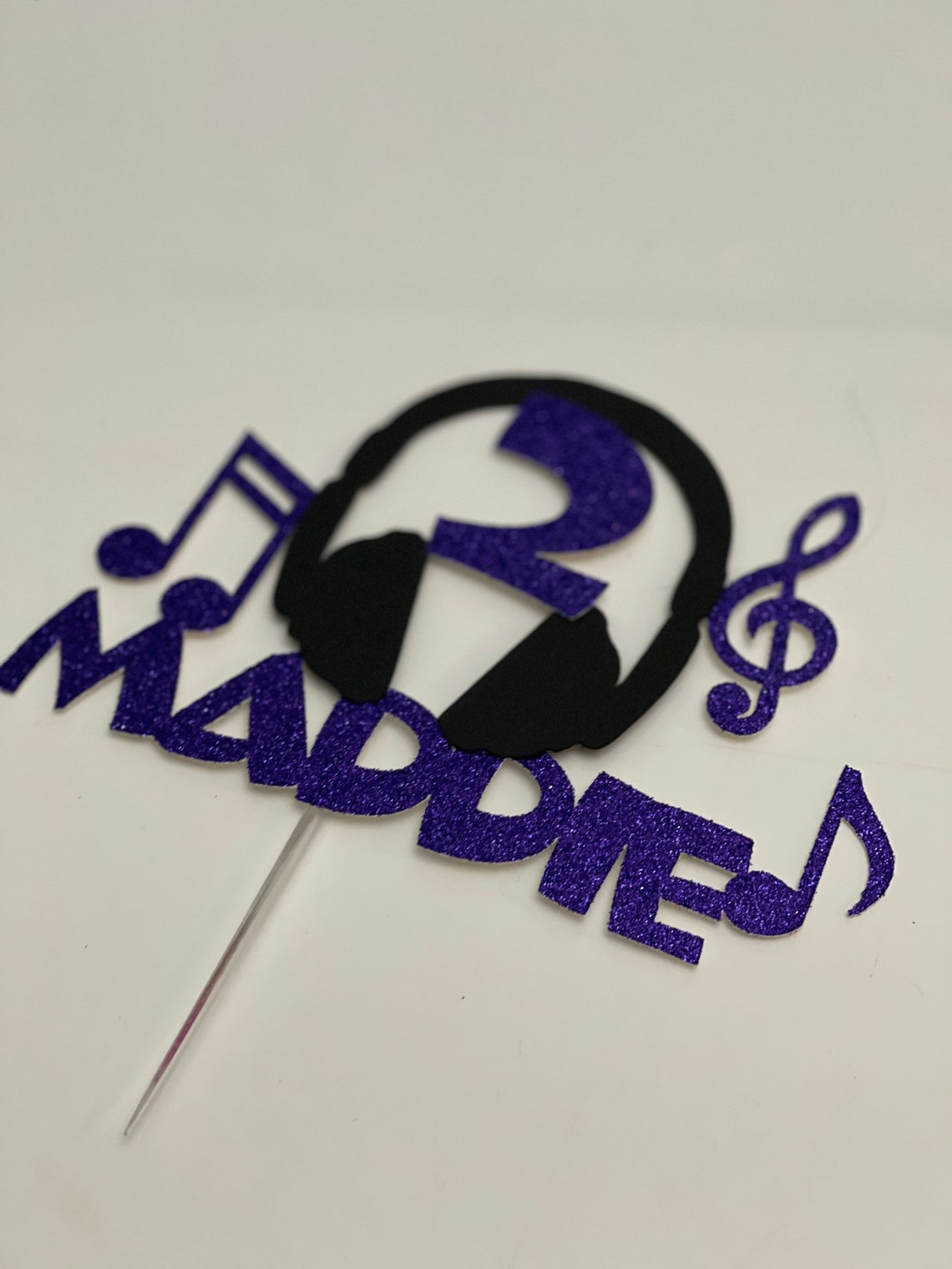 Music cake topper music notes cake topper music cupcake Etsy