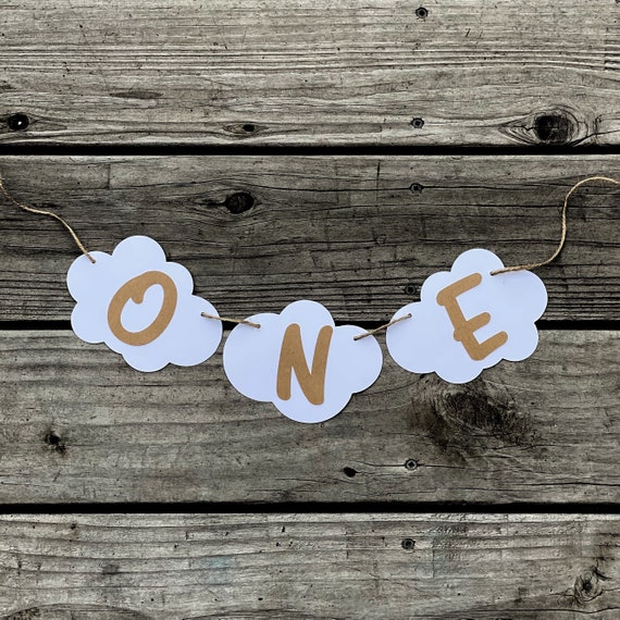 I am one banner First Birthday banner one banner highchair | Etsy