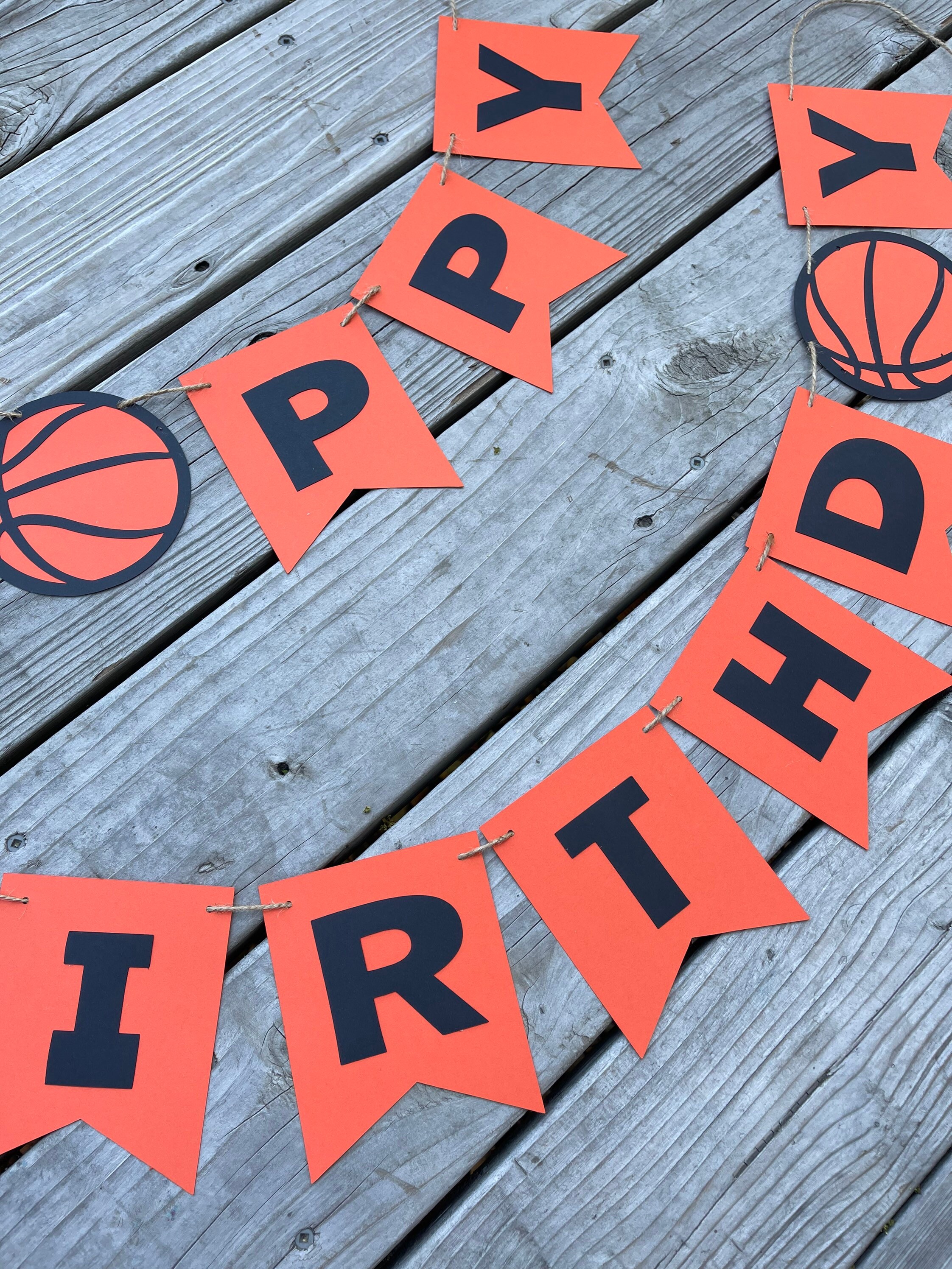 Basketball banner basketball birthday banner basketball | Etsy