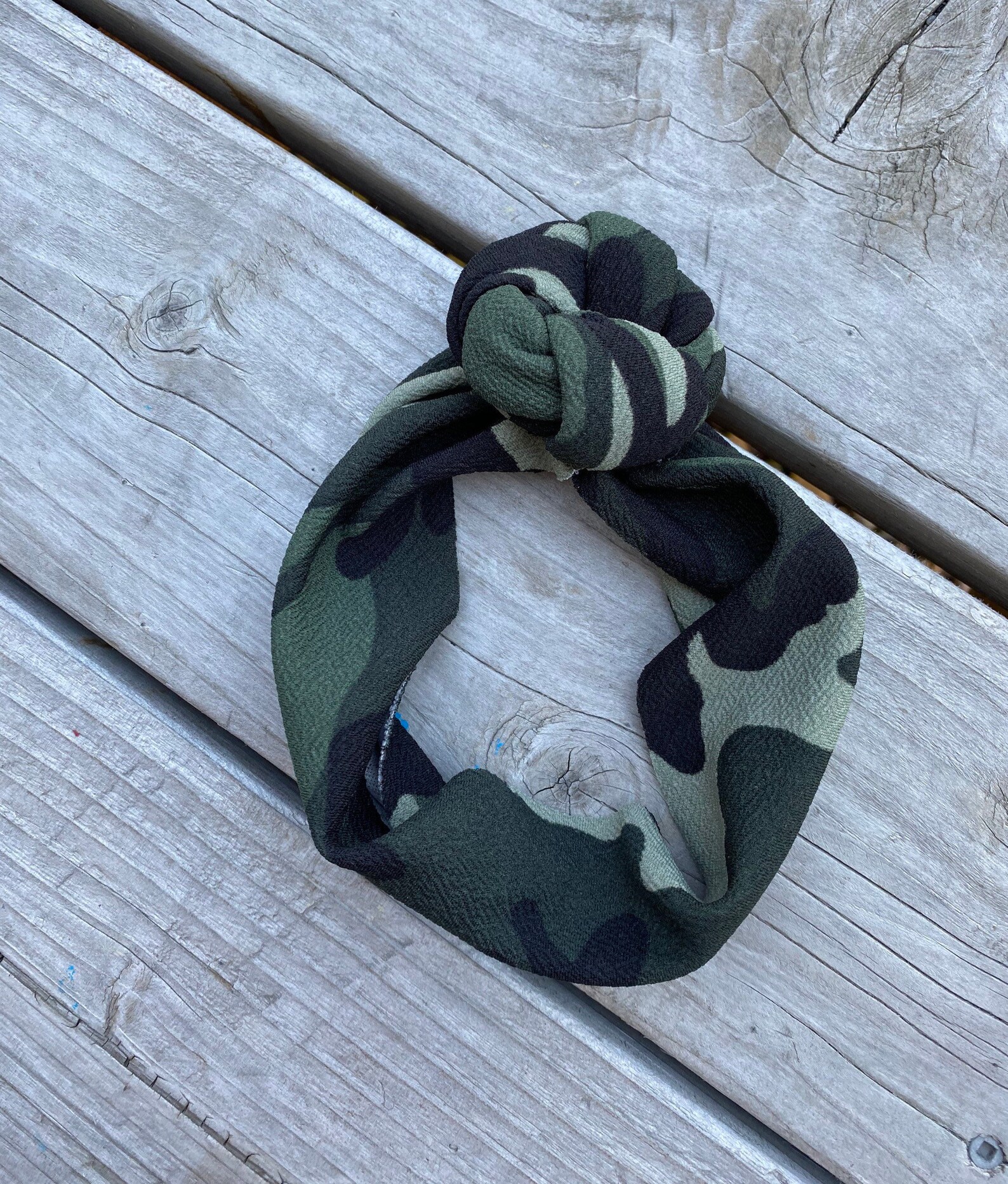 Camouflage headband camouflage top knot headband camouflage Etsy