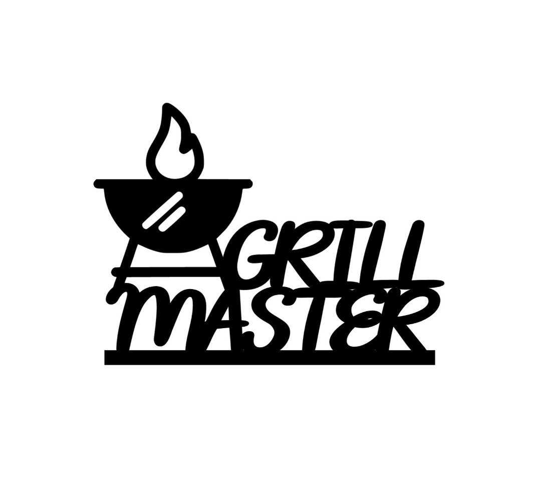 Grill master cake topper grill master birthday cake topper | Etsy