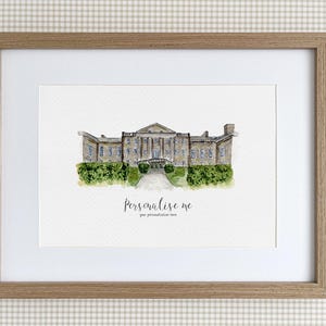 Springkell personalisierter Druck, Aquarell Illustration