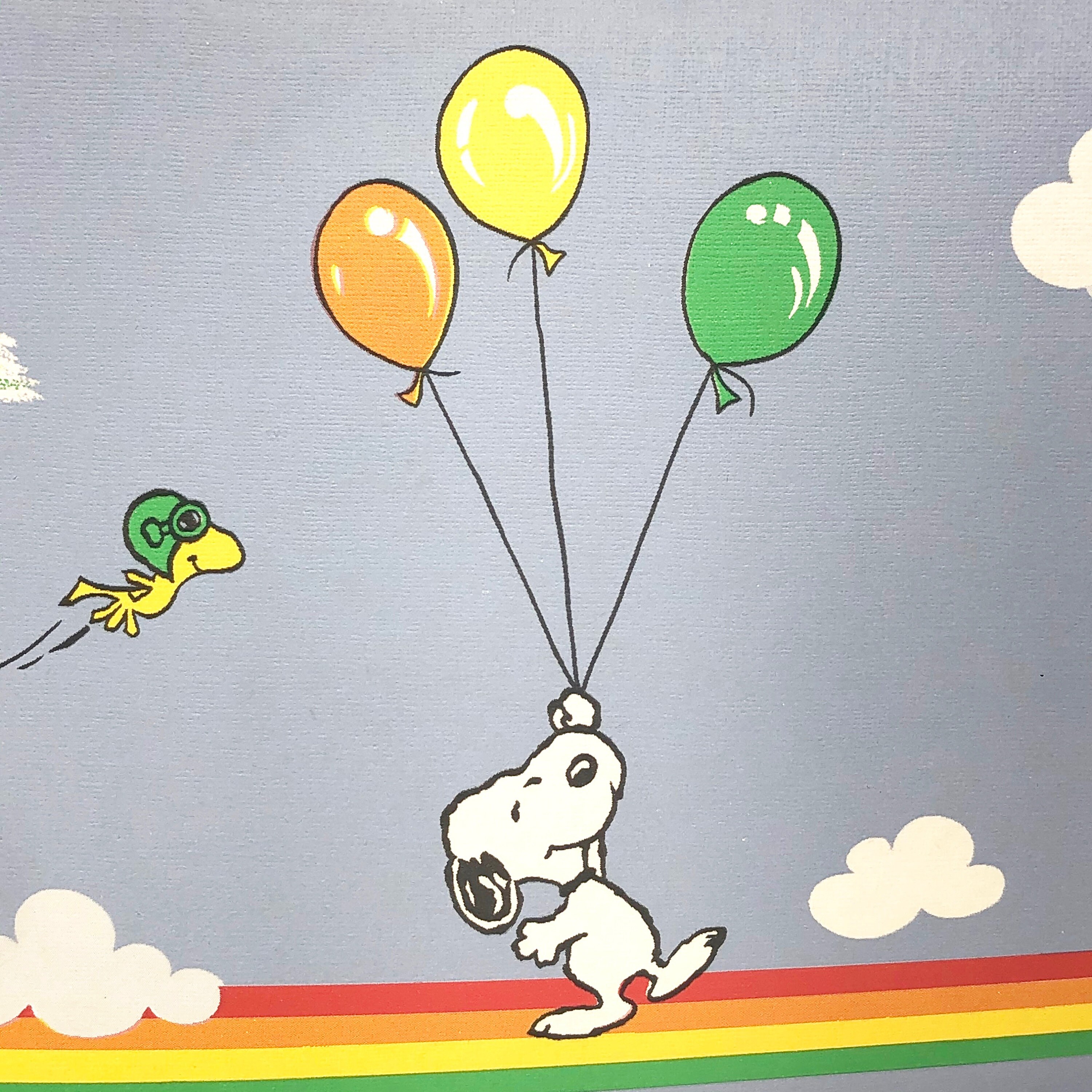 Vintage Peanuts Blue Wallpaper Border Snoopy Wallpaper Etsy