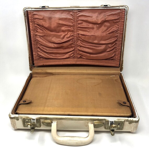 Antique Samsonite Train Case, Handpainted Luggage… - image 7