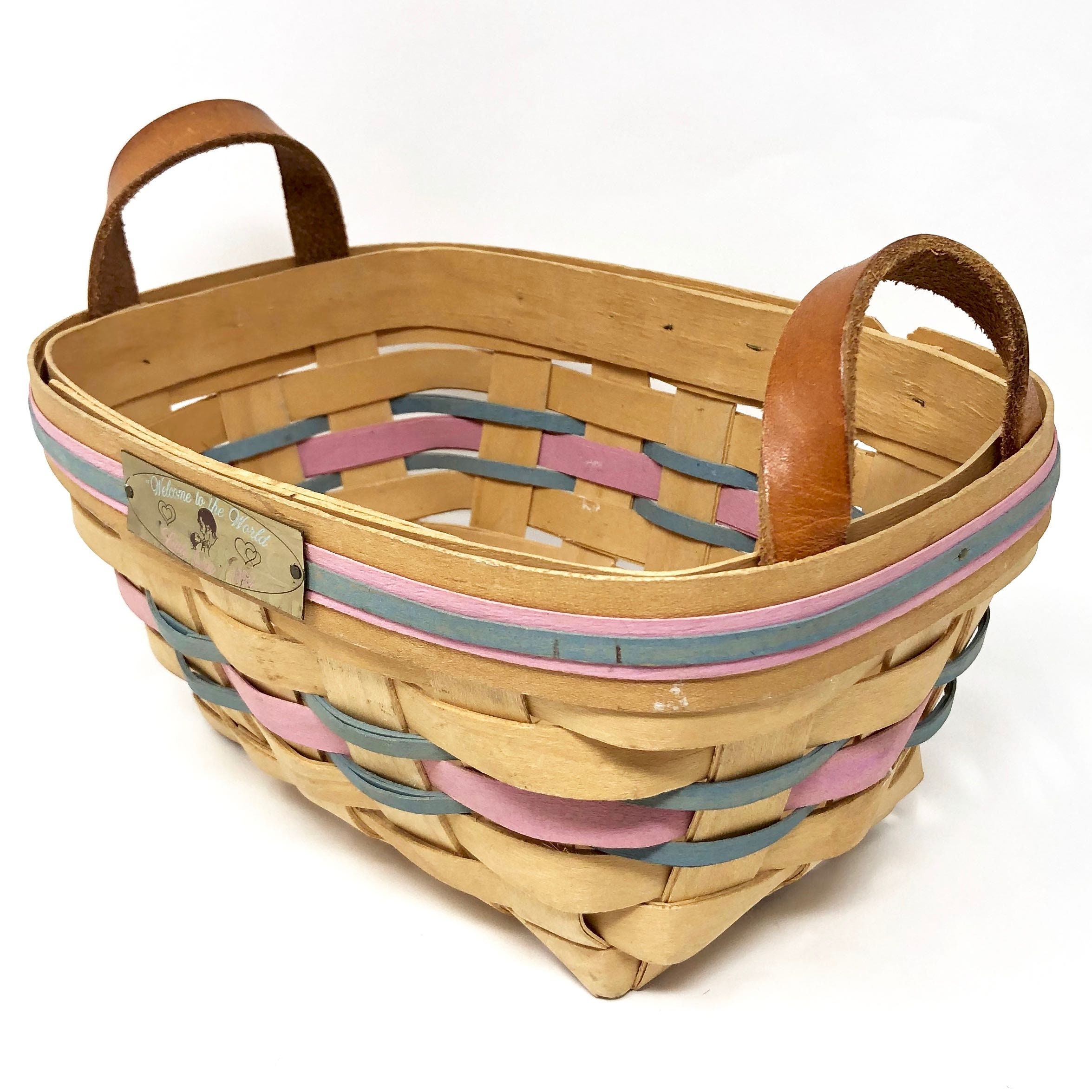 Vintage 19TH CENTURY Baby Basket to the World Little Etsy