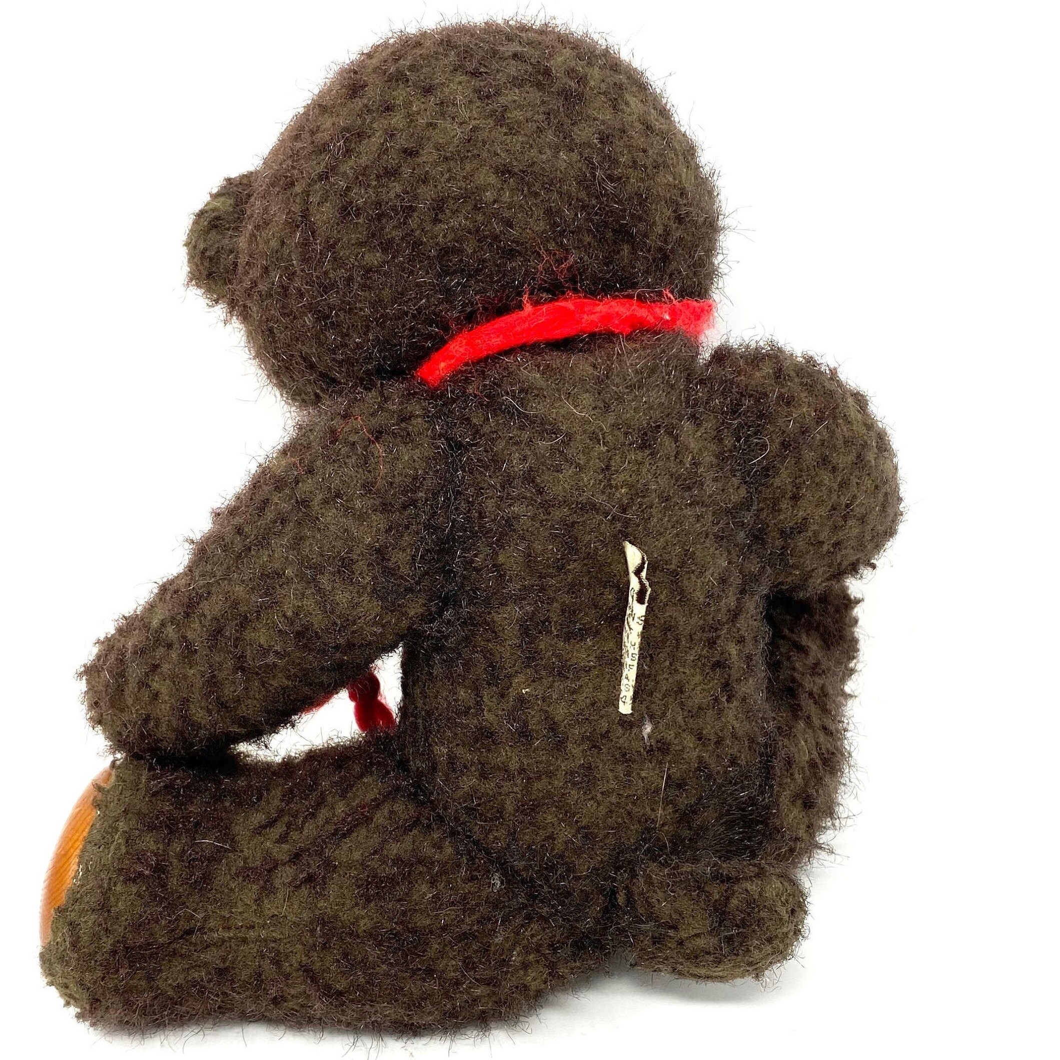 Vintage ROBERT RAIKES Wood Face Bear 1985 Raikes Teddy Bear Etsy