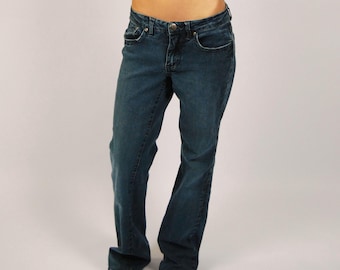 Y2K Dark Wash Jeans (6) blue denim vintage womens