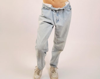 90s Lightwash Jeans (14) denim blue vintage womens