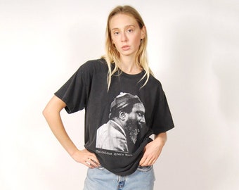 90s Thelonius Monk t-shirt (L) jazz music vintage oversized minimal loose large