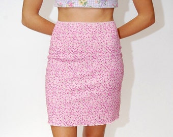 cute rose skirts