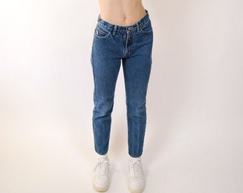 90s Guess Jeans (26) dark blue slim fit high waist