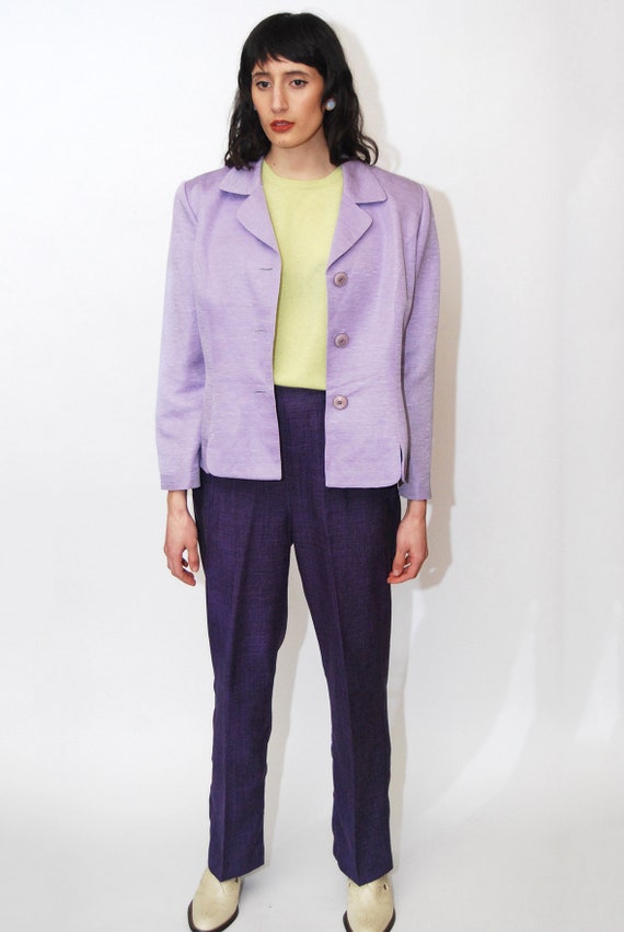 lavender women suit