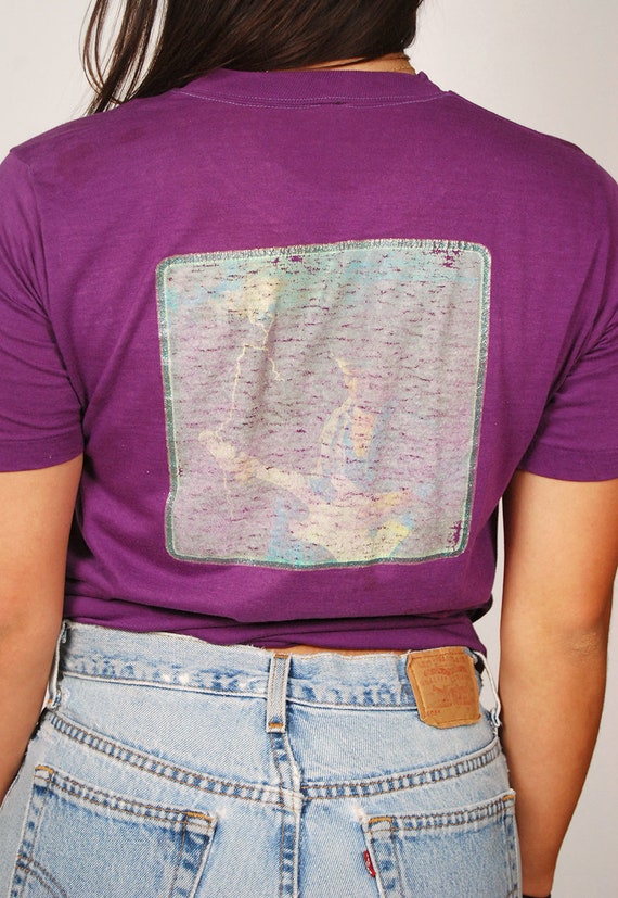 80s Grateful Dead shirt (M) faded purple distress… - image 9