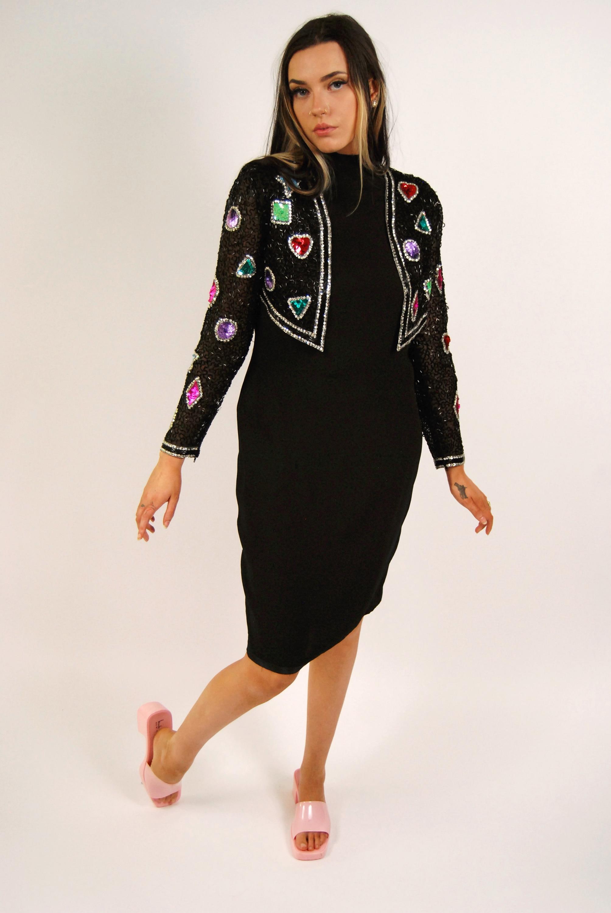 Beaded Bob Mackie Dress - Etsy Beaded Bob Mackie Dress - Etsy