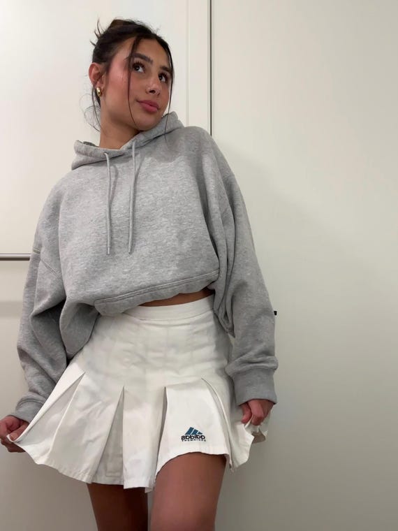 adidas crop top and skirt