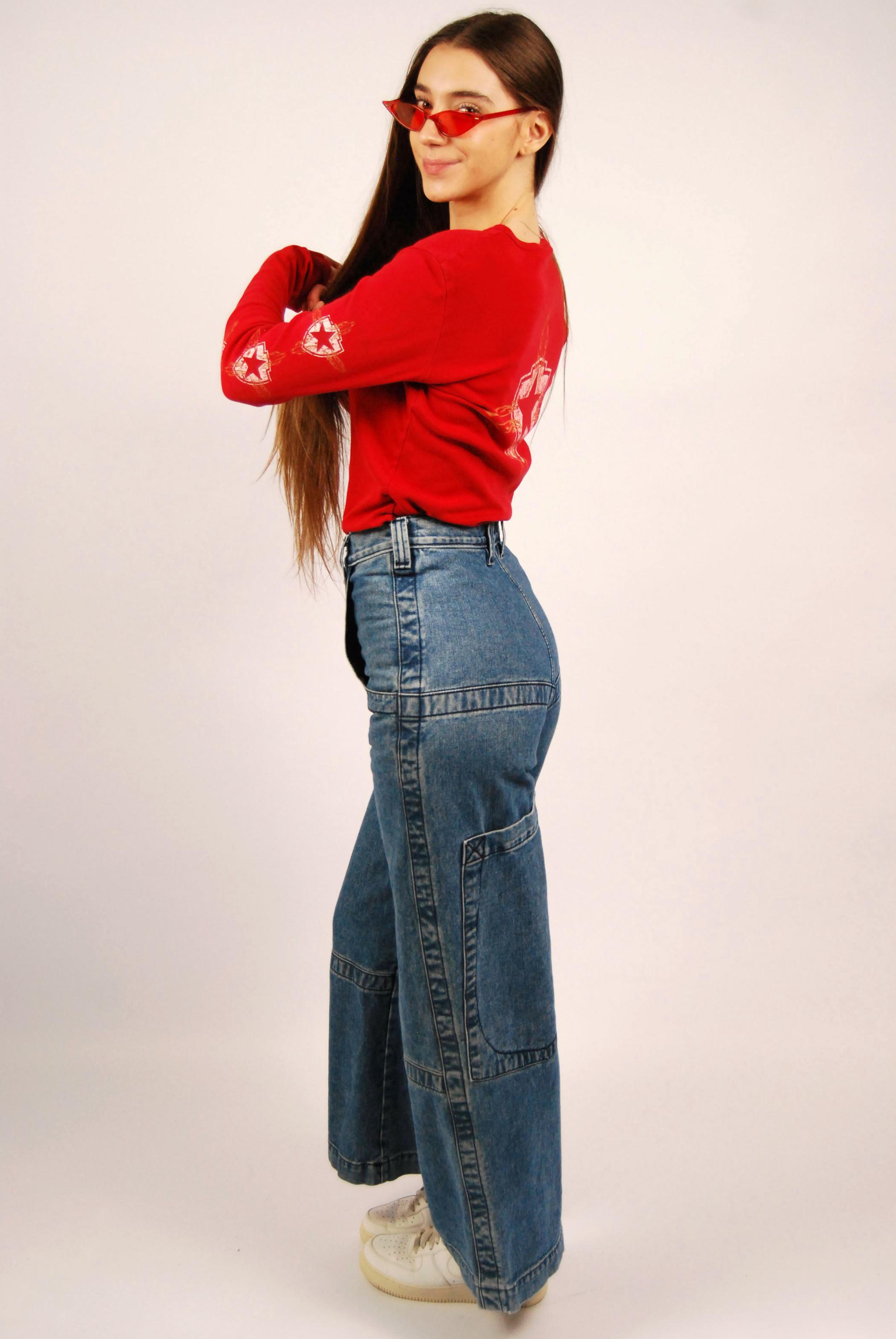Y2K Wide Leg JNCO Jeans (26) Blue Denim Vintage - Etsy