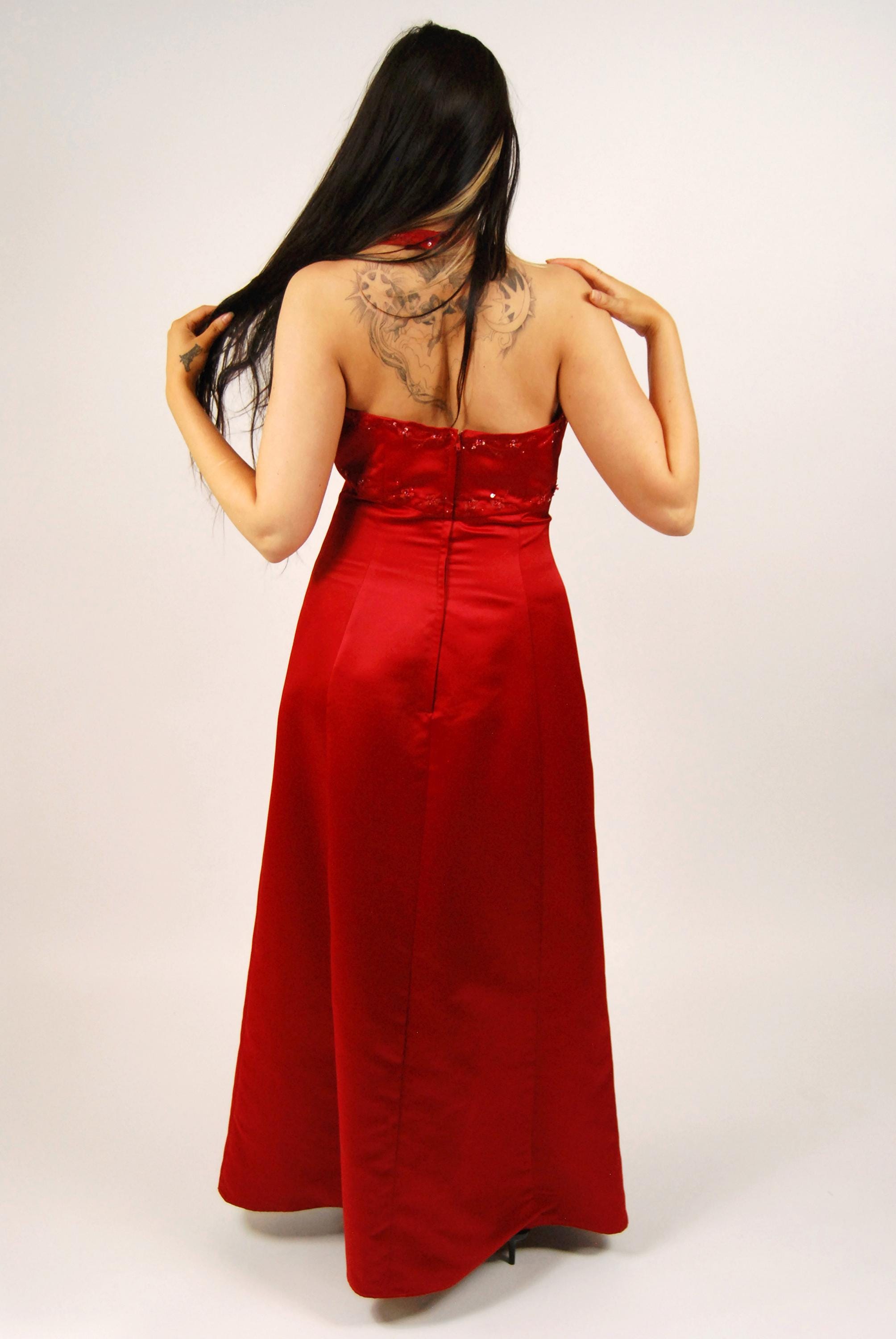 a line formal dress Sweetheart Sleeveless Pleated A-Line Prom Dress – Loveiss