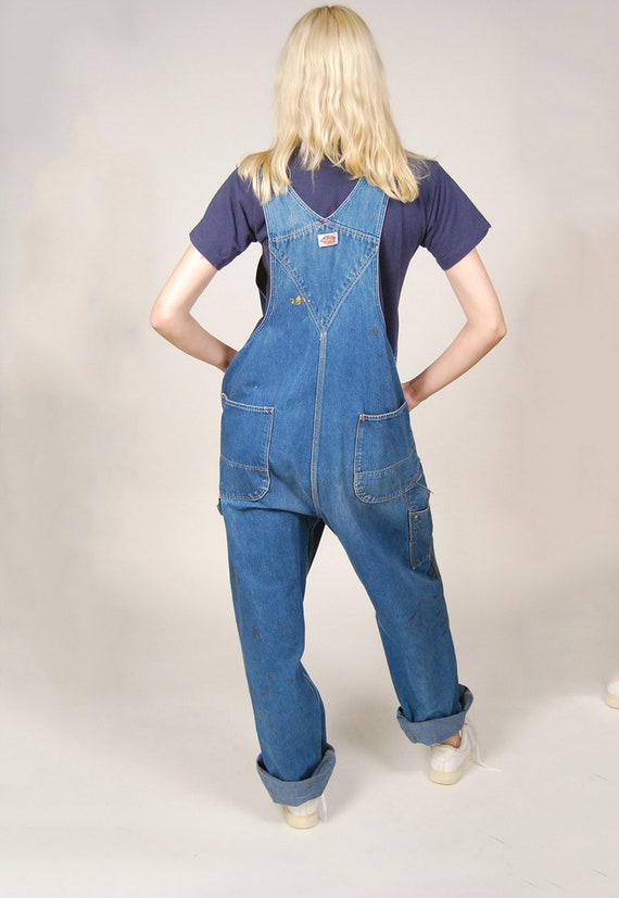 Y2K Dickies Overalls (40) vintage blue denim xxl xl d… Gem