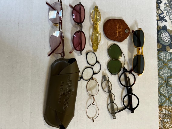ANTIQUE/ VINTAGE EYEGLASSES Estate Found Eyeglass… - image 7
