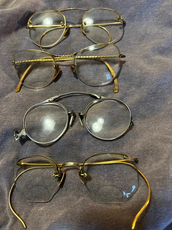 ANTIQUE/ VINTAGE EYEGLASSES Estate Found Eyeglass… - image 1