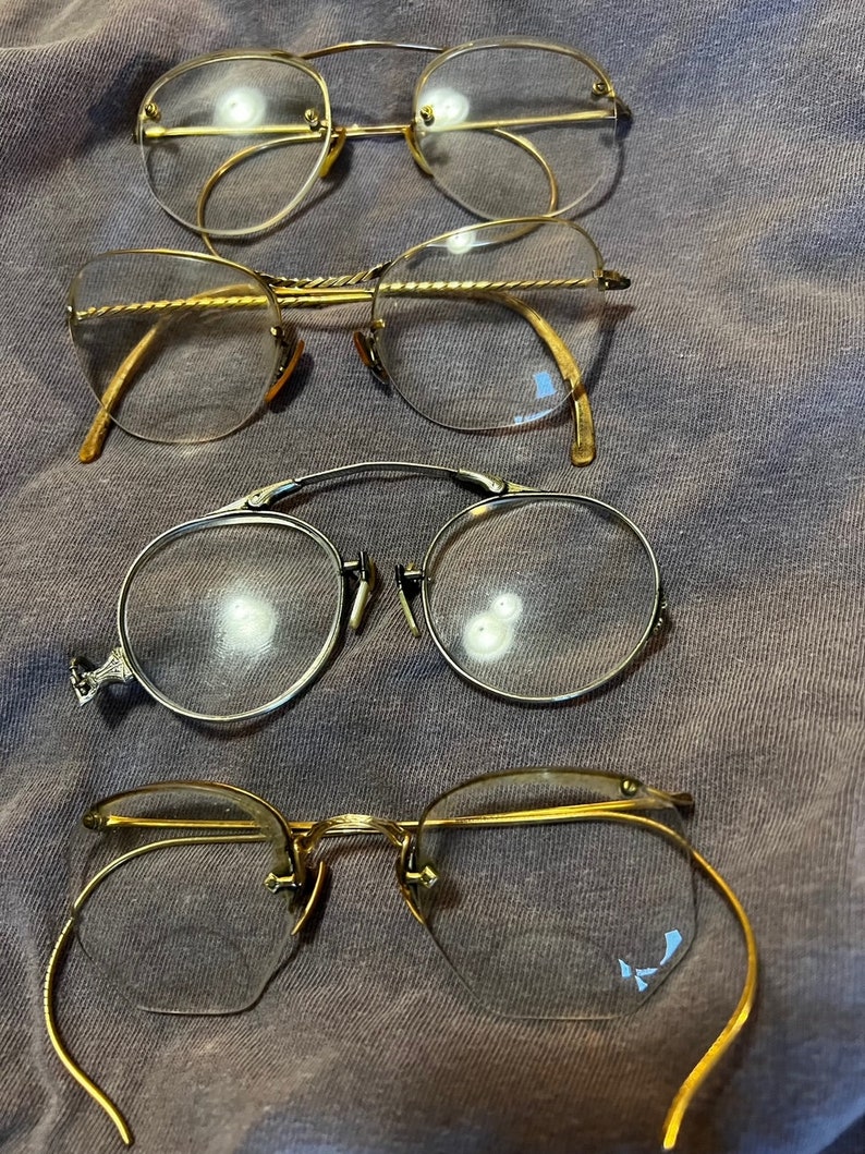 ANTIQUE/ VINTAGE EYEGLASSES Estate Found Eyeglasses image 1