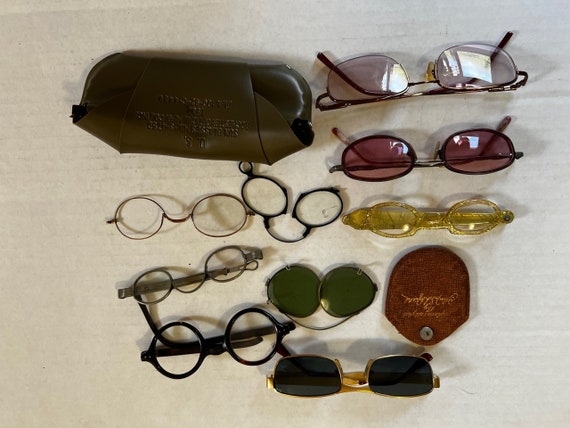 ANTIQUE/ VINTAGE EYEGLASSES Estate Found Eyeglass… - image 6