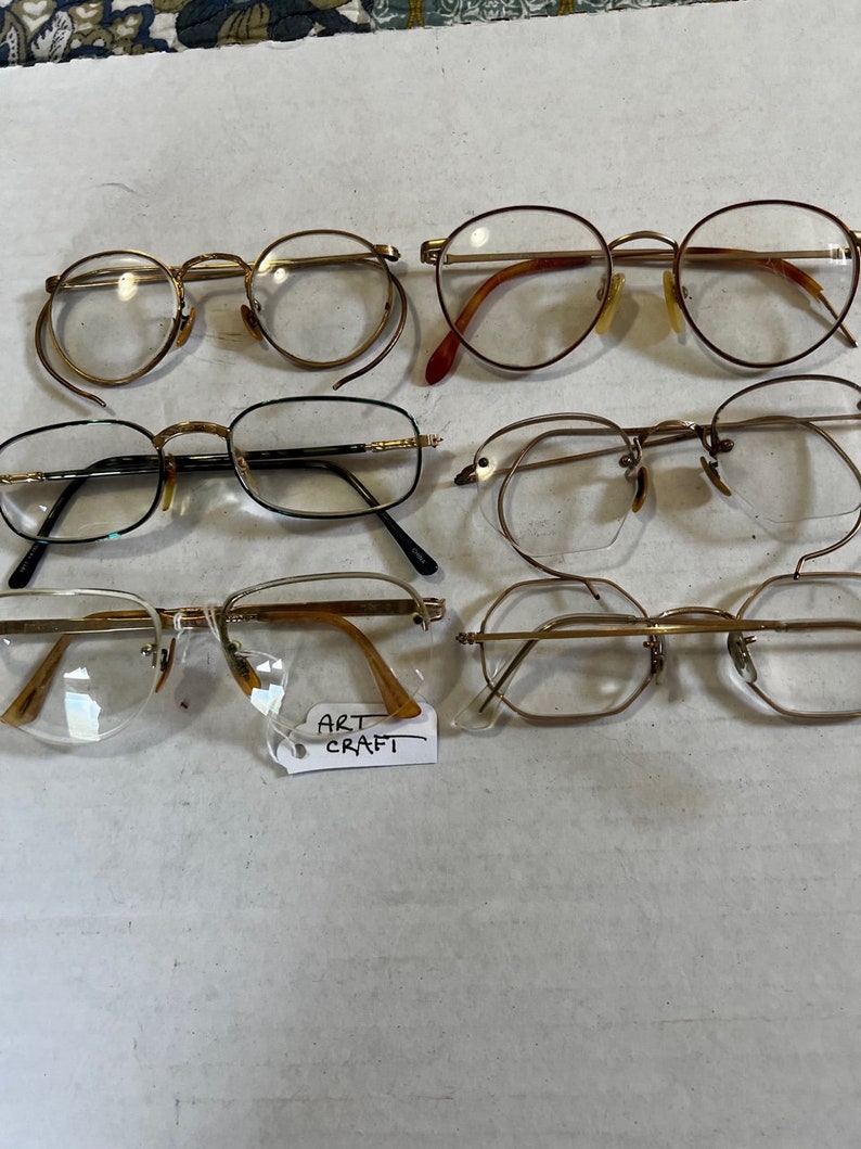 ANTIQUE/ VINTAGE EYEGLASSES Estate Found Eyeglasses image 4