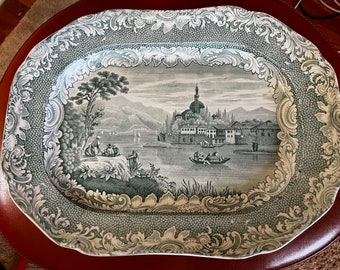 Copeland Spode Oval Landscape Platter