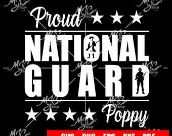Stolt nationalgardets vallmo-svg, arméfru-svg, grundutbildningsexamen, militärmaka, nationalgardets svg, soldat, 4 juli-tröja