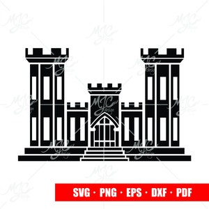 Combat Engineer svg, National Guard svg, Army national guard svg, military svg, army insignia svg, Combat Engineer Insignia svg