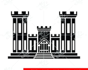 Stridsingenjör svg, Nationalgardet svg, Arméns nationalgarde svg, militär svg, arméemblem svg, Stridsingenjörsemblem svg