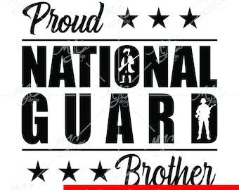 Stolt nationalgardebroder svg, armébroder svg, grundutbildningsexamen, stolt armébroder svg, nationalgarde svg,
