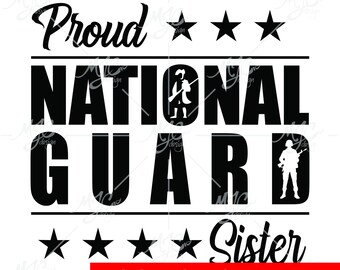 Stolt nationalgardssyster, armésyster, grundutbildningsexamen, stolt armésyster svg, nationalgards svg,