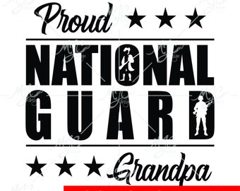 Stolt nationalgardets morfar svg, armémorfar svg, grundutbildningsexamen, stolt armémorfar svg, nationalgardets svg,