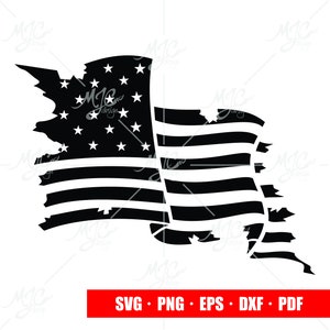 Tattered flag svg, American flag svg, patriot svg, flag svg, military svg, America svg, merica,