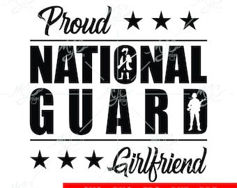 Stolt nationalgardets flickvän svg, arméflickvän svg, grundutbildningsexamen, stolt arméflickvän svg, nationalgardets svg