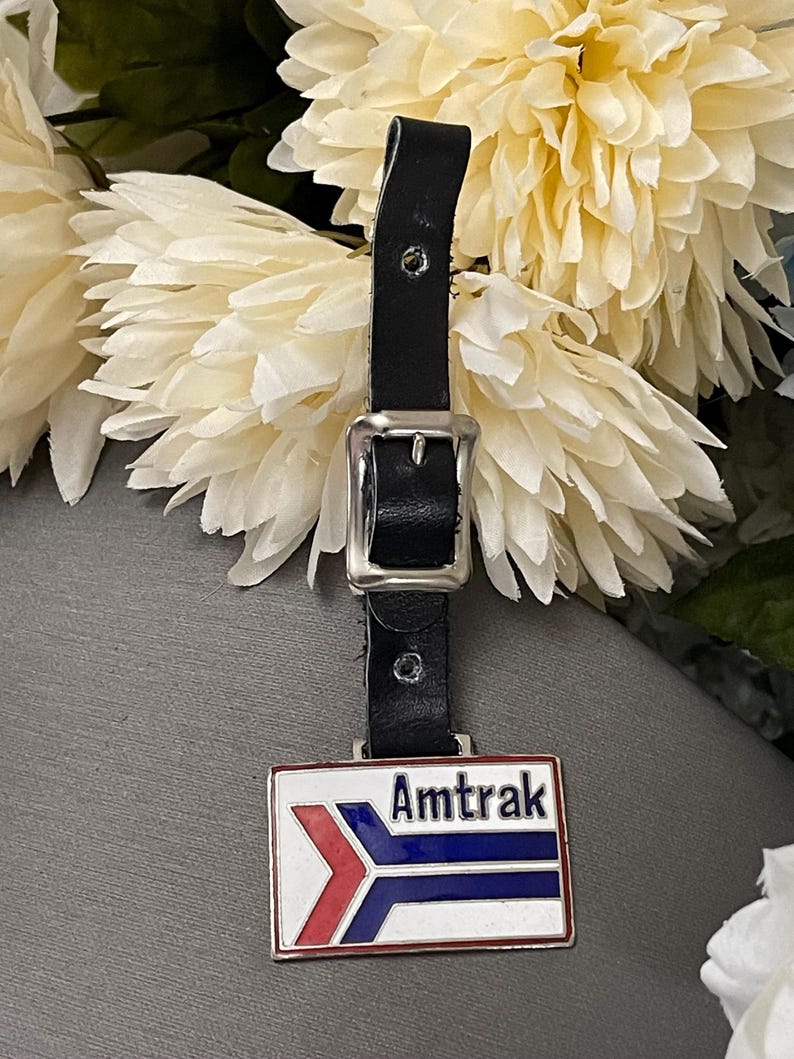 Railroad Line Amtrak Logo Watch Fob With Strap - Etsy