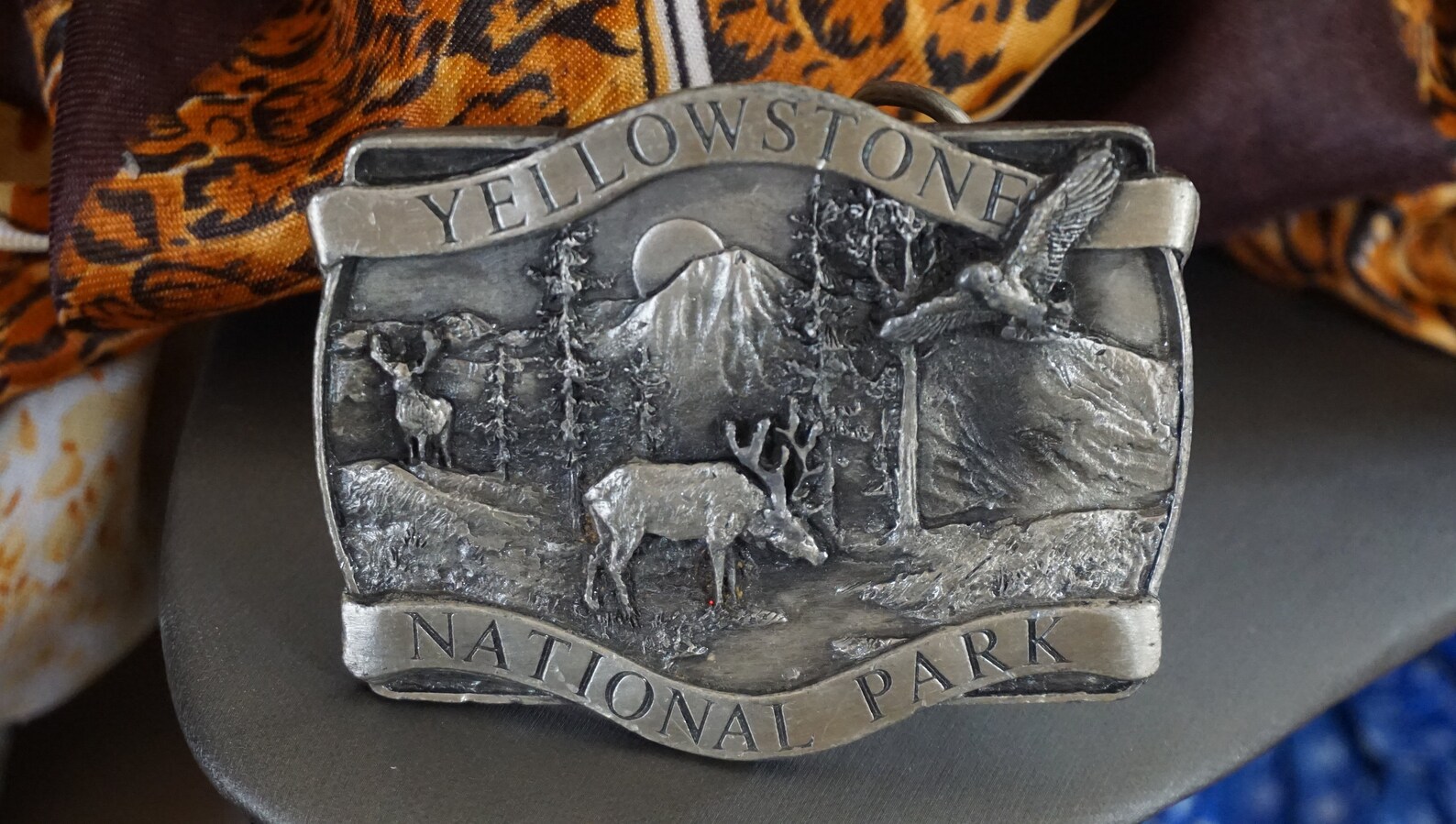 Vintage Yellowstone National Park Belt Buckle Siskiyou Belt Etsy