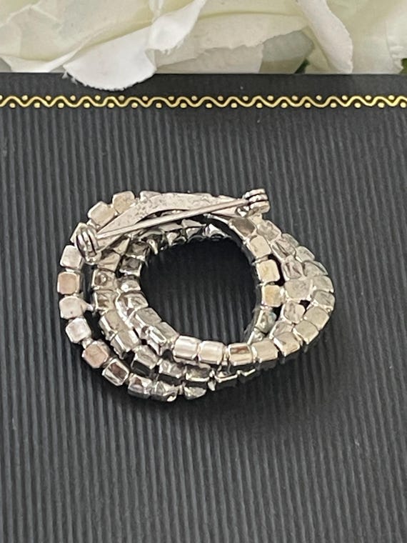 Vintage 3 Circle Pattern Interlocking Ring Circle… - image 10