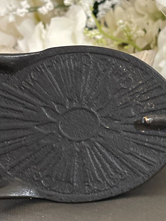 Tech Ether Guild Train Picture Solid Brass Vintag… - image 3